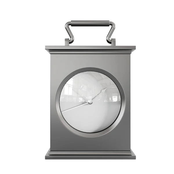 Ilustracja Zegara Retro Odizolowanego Białym Tle — Zdjęcie stockowe