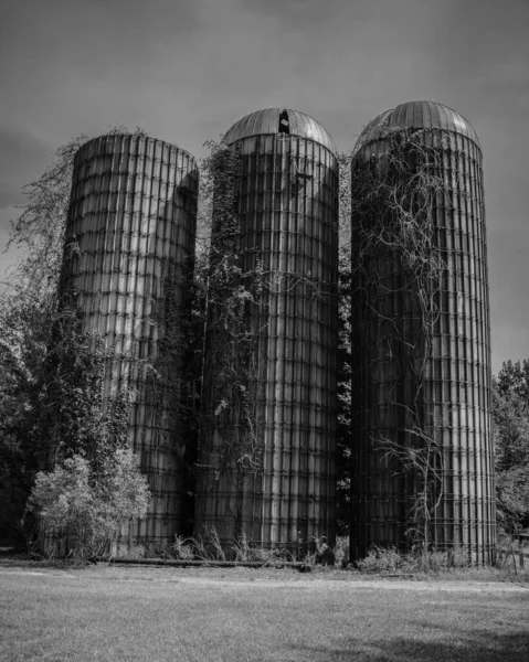 大きくなった塔の灰色のスケール — ストック写真