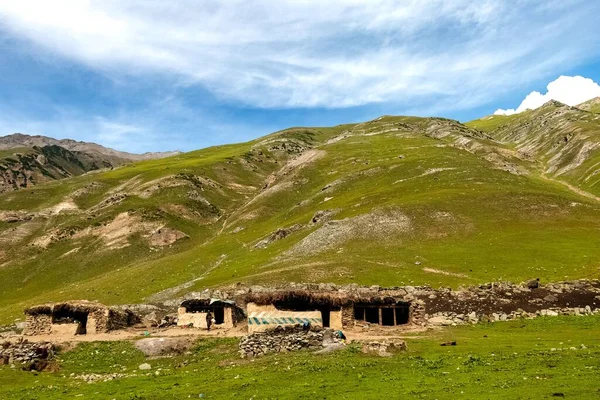 Μια Εναέρια Άποψη Των Όμορφων Βουνών Στο Κασμίρ Ινδία — Φωτογραφία Αρχείου