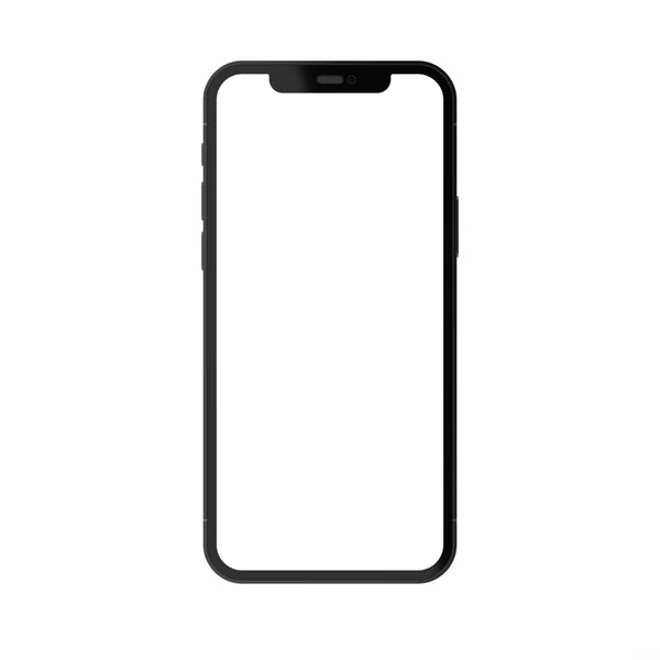 Modell Iphone Isolerad Vit Bakgrund — Stockfoto