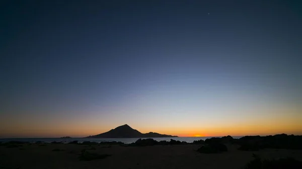 Pan Azucar National Park Mount Skyline Captured Sunset Sky — Stock Photo, Image