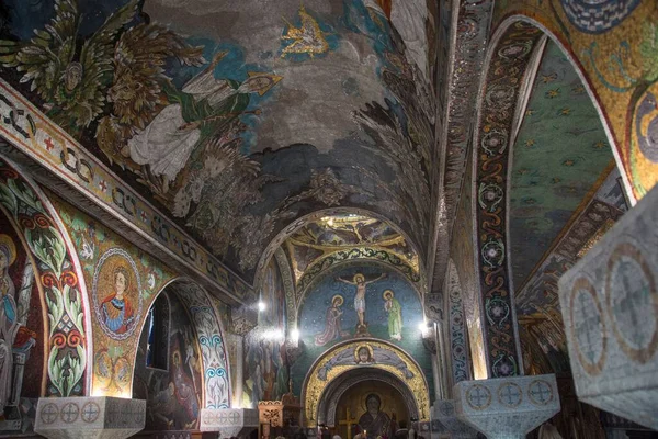 Prachtige Religieuze Muurschilderingen Kapel Van Sint Petka Belgrado — Stockfoto
