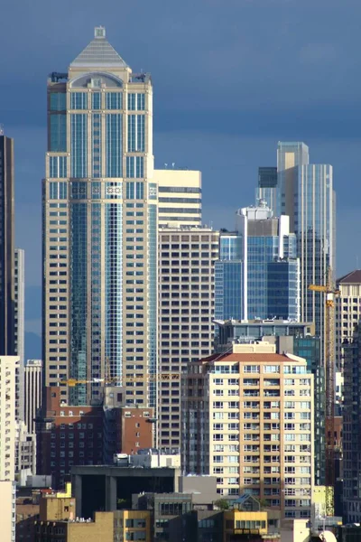 Die Berühmte Skyline Des Staates Washington Vom Queen Ann Park — Stockfoto