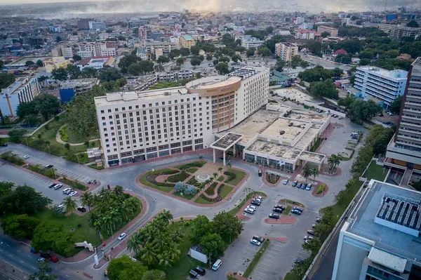 Aerial City Centre Accra Ghana — Stock Photo, Image