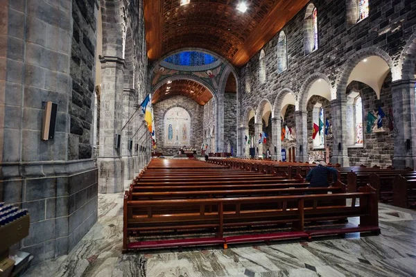 Interior Catedral Galway Região Connemara Irlanda — Fotografia de Stock