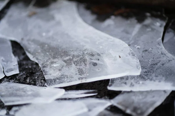 Вид Зламані Шматки Льодовикових Щитів Землі — стокове фото