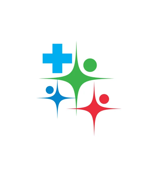 Illustrazione Digitale Del Logo Marchio Medico Creativo Imprese — Vettoriale Stock