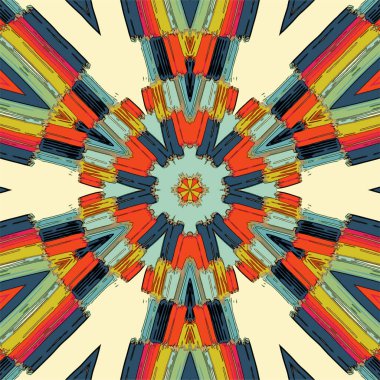 Duvar kağıtları için kaleydoskopik renkli bir arkaplan