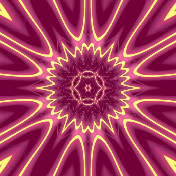 Ein Leuchtendes Kaleidoskop Bunten Hintergrund Für Tapeten — Stockvektor