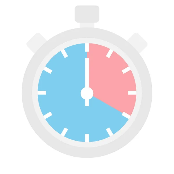 Cronometro Nei Colori Rosa Blu Concetto Sport — Vettoriale Stock