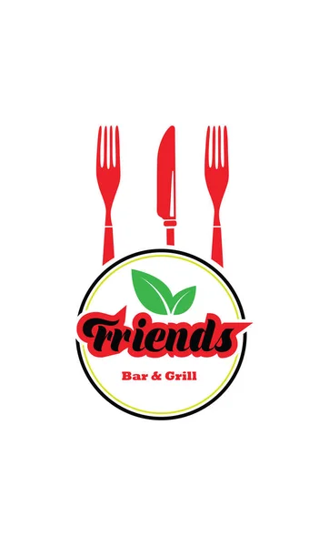 Ikona Logo Kulinarnego Restauracyjnego Dla Twojej Firmy — Wektor stockowy
