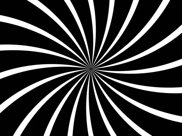 Abstrakt Svart Spiral Logotyp — Stock vektor