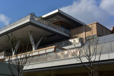 Şangay, Çin 'de Japon tarzında çağdaş bir iş binası.