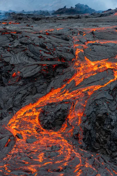 夏威夷的基劳厄盾火山 — 图库照片