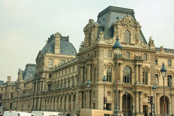 Una Hermosa Foto Los Exteriores Del Edificio Histórico París Francia —  Fotos de Stock