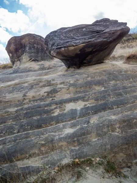 罗马尼亚岩层概况 — 图库照片
