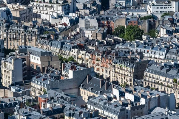 Paříž Letecký Výhled Starobylé Budovy Luxusní Oblasti Rue Rivoli — Stock fotografie