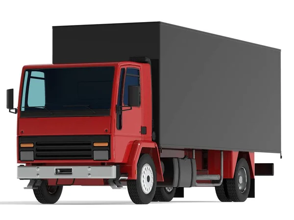 Vrachtwagen Van Vervoer Geïsoleerde Rendering Illustratie Een Witte Achtergrond — Stockfoto