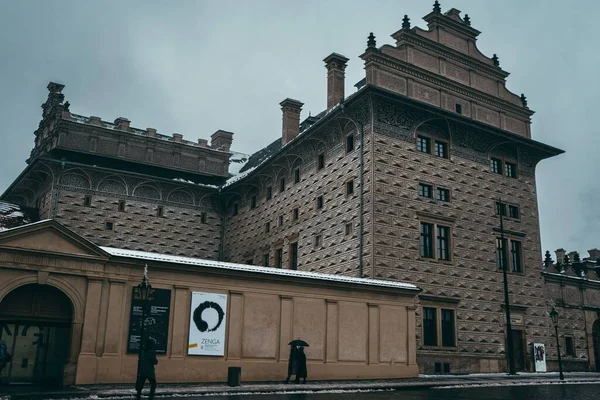 Красивый Вид Дворец Шварценберга Художественная Галерея Фагге Чехия — стоковое фото