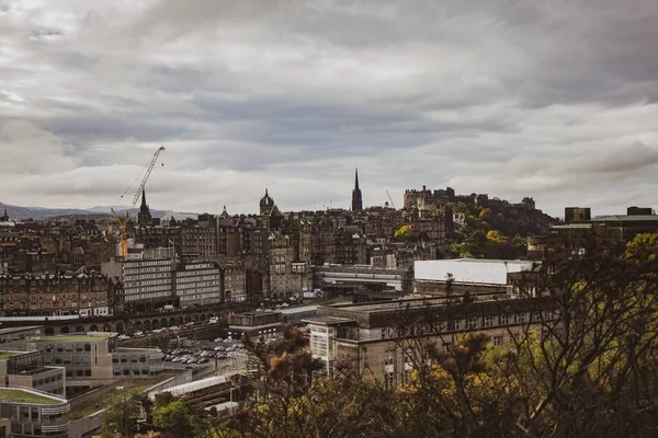 爱丁堡老城的美丽景色 — 图库照片