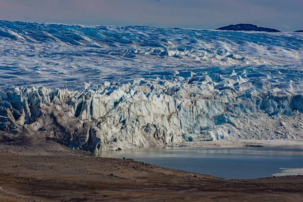 Ландшафт Льодовику Рассел Гренландія Kangerlussuaq — стокове фото