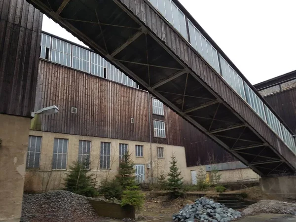 失われた場所古い鉱山の建物ヴィンテージ — ストック写真