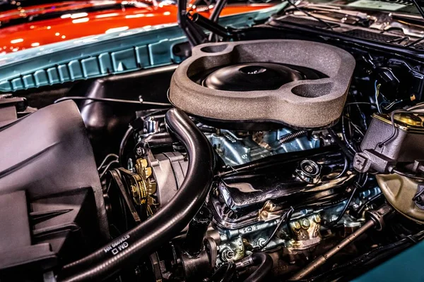 Engine Luxury Vintage Vehicle Show Barrett Jackson Auction Scottsdale Arizona — Stock Photo, Image