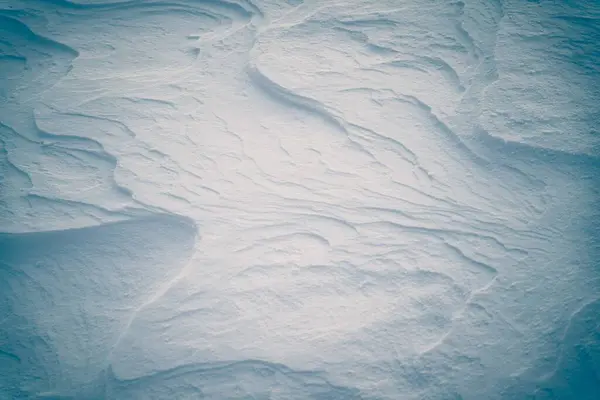 Krásná Textura Vrstev Sněhu — Stock fotografie