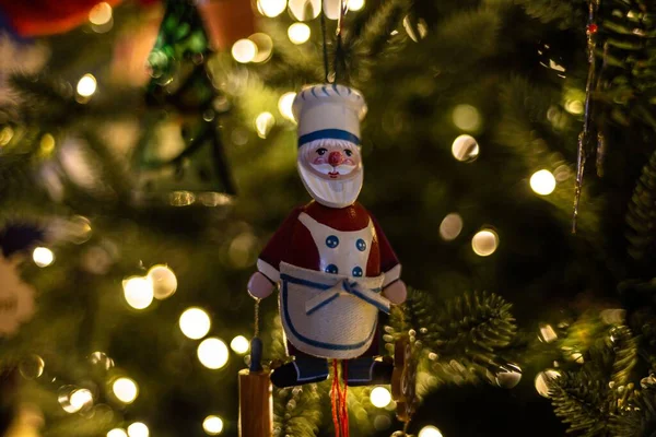Brinquedo Pendurado Árvore Natal — Fotografia de Stock