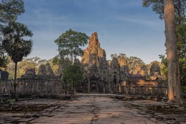 Uma Bela Foto Templo Angkor Wat Siem Reap Camboja — Fotografia de Stock