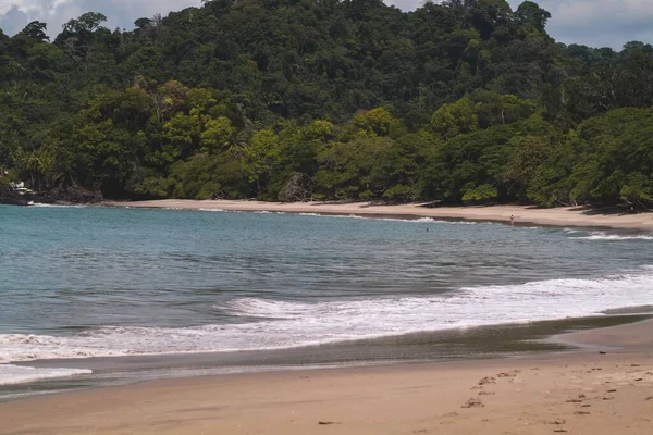 Spiaggia Manuel Antonio Quepos Costa Rica Spiaggia Tropicale Paradisiaca — Foto Stock