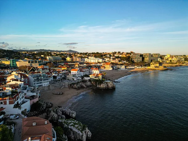 Paisaje Pintoresco Puerto Cascais Portugal — Foto de Stock