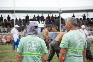 Klasik Türk sporu, güreş müsabakası.