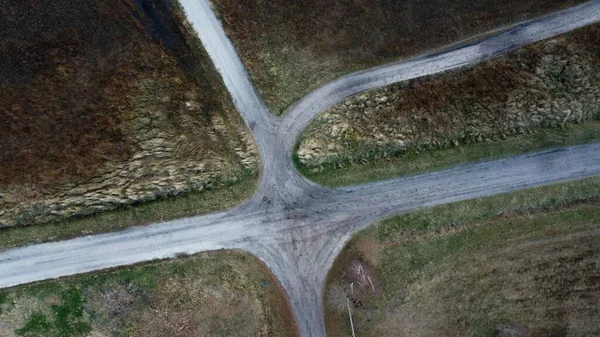 의도로 교차점 — 스톡 사진