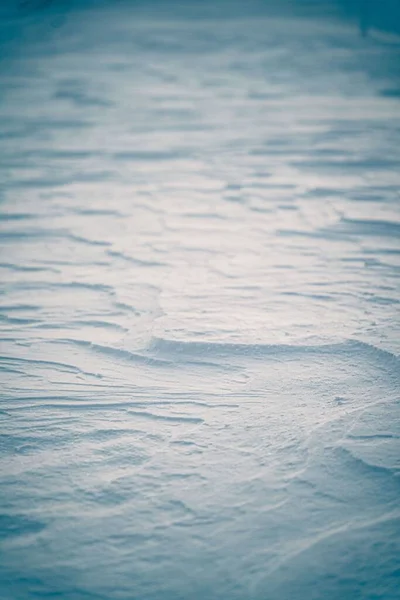 Uma Bela Textura Camadas Neve — Fotografia de Stock
