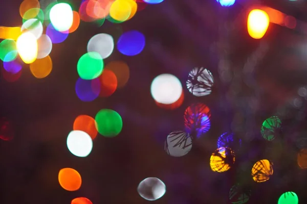 Ein Weihnachten Bokeh Lichter Hintergrund — Stockfoto