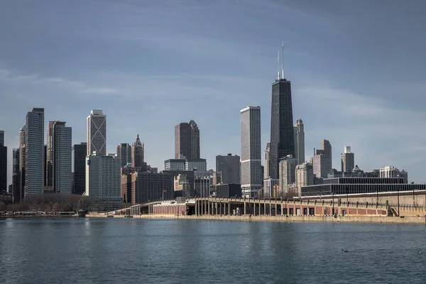Beau Cliché Des Gratte Ciel Chicago Illinois États Unis — Photo