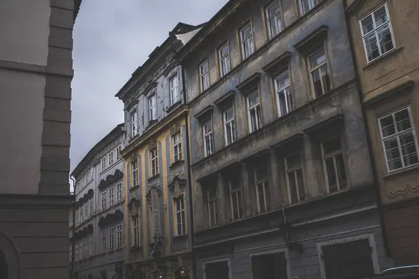 Los Edificios Residenciales Las Calles Praga Chequia —  Fotos de Stock