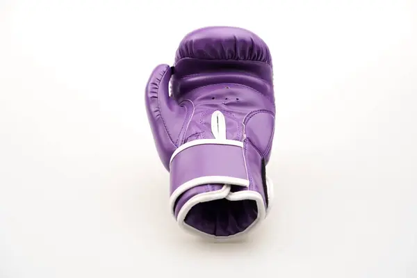 Single Purple Boxing Glove Isolated White Background — Stock Photo, Image
