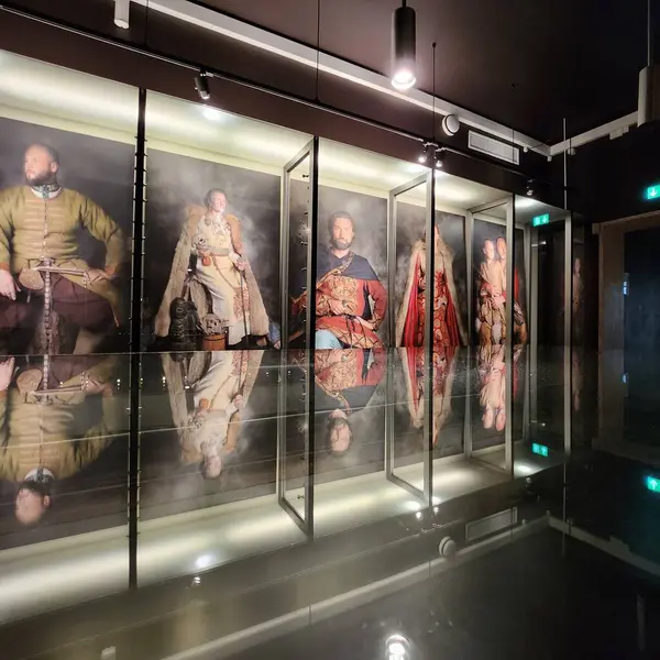 コペンハーゲンのデンマーク国立博物館に常設展示室 — ストック写真