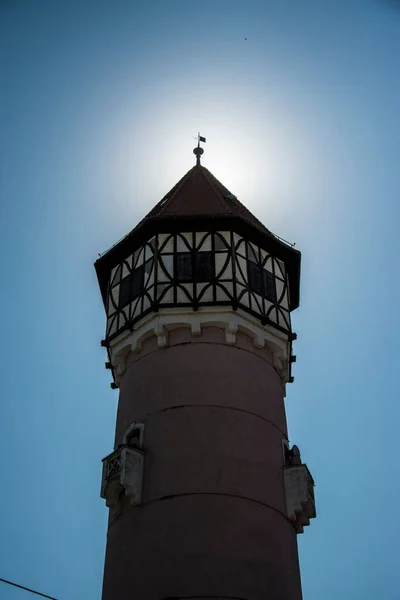 Vertikální Záběr Věže Slovinsku — Stock fotografie