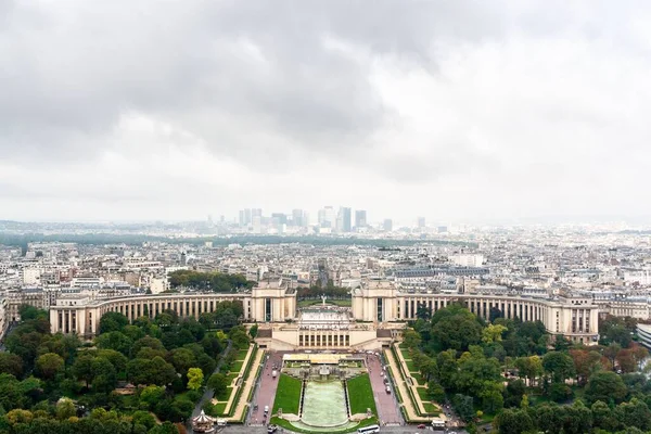 Ein Schöner Blick Auf Paris Vom Eiffelturm Frankreich — Stockfoto