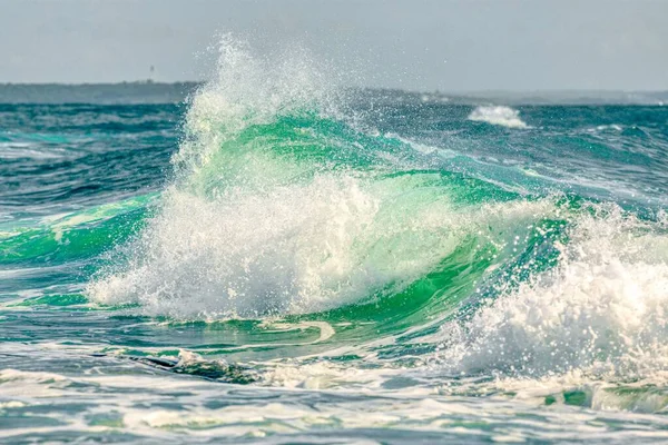 Прекрасний Вид Океанічні Хвилі — стокове фото