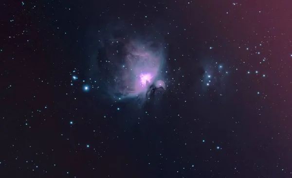 Una Hermosa Foto Nebulosa Orión M42 Cielo — Foto de Stock