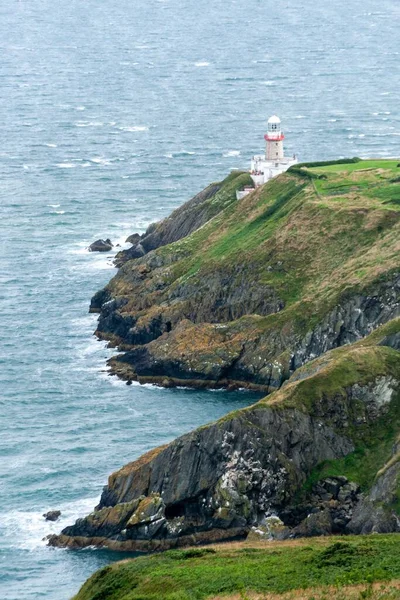 Scenic View Baily Lighthouse Head Dublin Ierland — Stockfoto