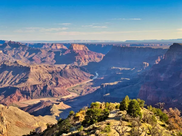 Uma Vista Drone Grand Canyon National Park Arizona Eua — Fotografia de Stock