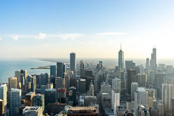 Skyline Chicago Ηνωμένες Πολιτείες — Φωτογραφία Αρχείου
