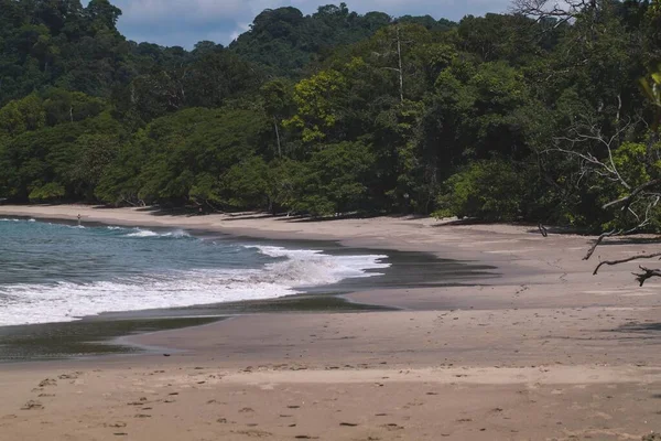 Playa Manuel Antonio Quepos Costa Rica Paradisíaca Playa Tropical — Foto de Stock
