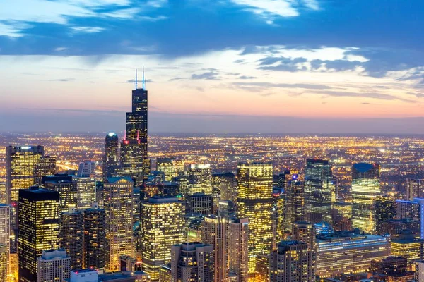 アメリカ シカゴのウィリス タワー — ストック写真