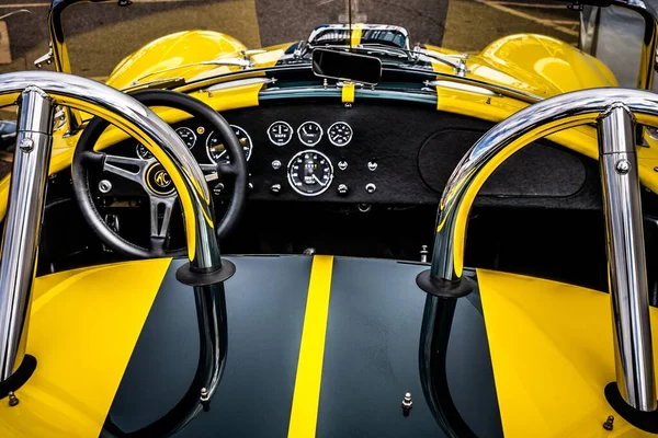 애리조나주 스코츠데일에 Barrett Jackson Auction 전시된 빈티지 자동차의 — 스톡 사진